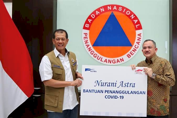 Astra Serahkan Bantuan ke BNPB untuk Cegah Penyebaran Covid-19