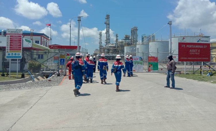 Pertamina EP dan Polisi Cek Kondisi CPP Gundih