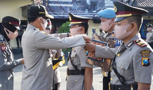 Sertijab 8 Perwira di Polres Pamekasan,  Berikut Nama dan Posisinya