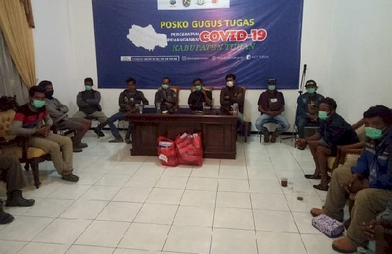 Pemkab Tuban Fasilitasi Kepulangan 15 Pekerja yang Terlantar di Banten