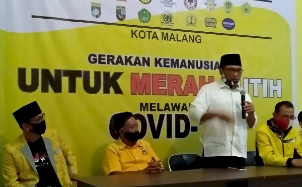 Partai Golkar Kota Malang Sebarkan Ribuan Bansos Peduli Covid-19