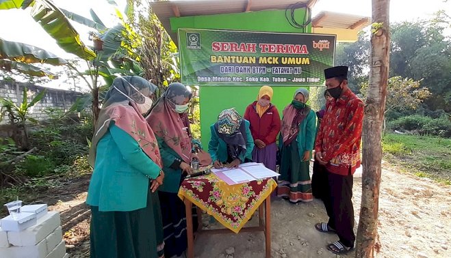 Gandeng BTPN Syariah, Fatayat Tuban Bantu MCK Umum di Tiga Kecamatan