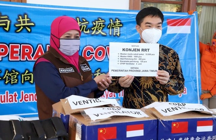 Dukung Gerakan Jawa Timur Bermasker, Pemprov Terima Bantuan 71 Ribu Masker 
