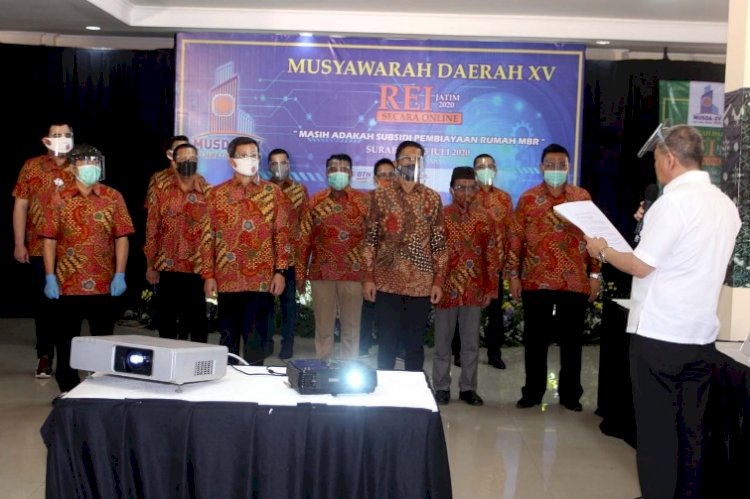 Soesilo Efendy Resmi Jadi Ketua DPD REI Jatim 2020-2023