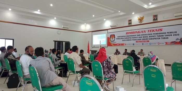 Solidkan Internal, KPU Tuban Gelar Bimtek Parmas  ​​​​​​​