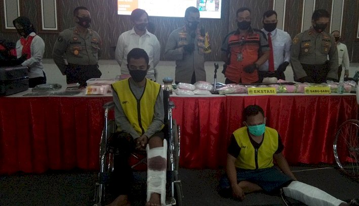 Lagi, Polrestabes Surabaya Tembak Mati Pengedar Sabu, Barang Buktii Rp 600 M