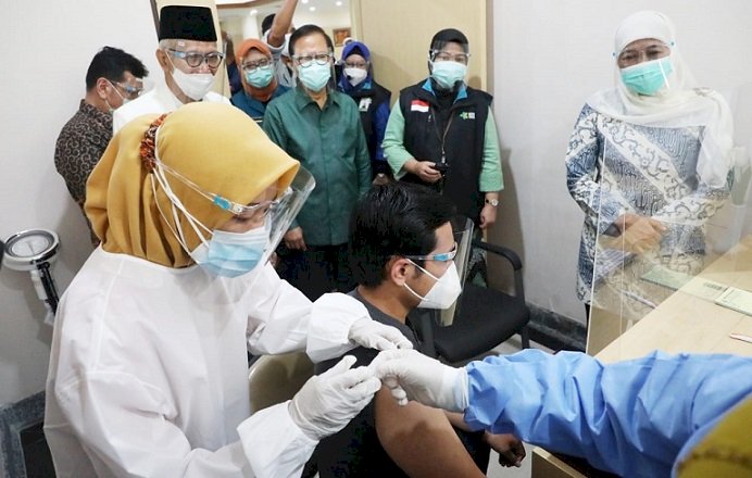 Vaksinasi Jatim mulai 14 Januari 2021, Pemprov Jatim Siap tancap Gas