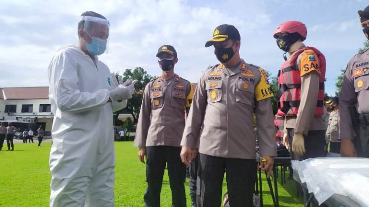 Cegah Ambil Paksa Jenazah Covid-19, Polres Jombang Siagakan Anggota di RS