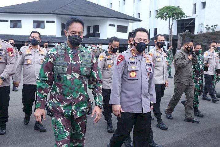 Kunjungi KASD, Kapolri: TNI-Polri Solid, Banyak Dampak Positif