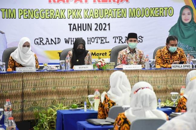 PKK Kabupaten Mojokerto Laksanakan 47 Kegiatan Tahun Ini