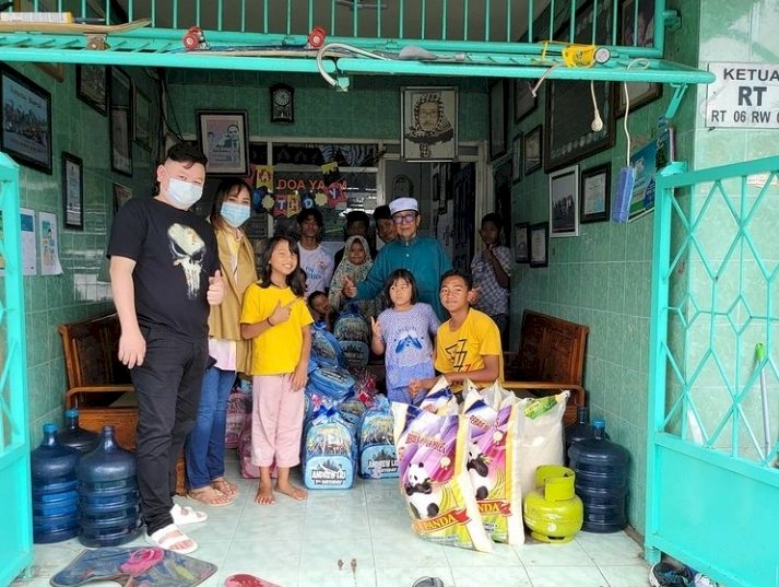 Pandemi, RFB Surabaya Beri Santunan ke Panti Asuhan