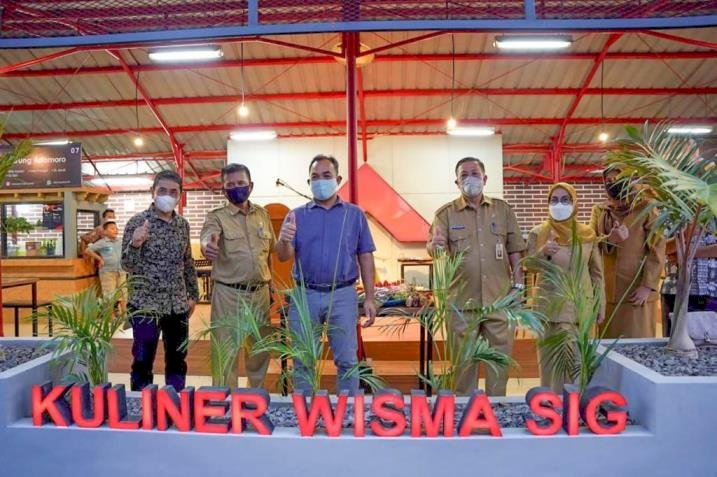 Pujasera Wisma SIG Gresik Kini Instagramable