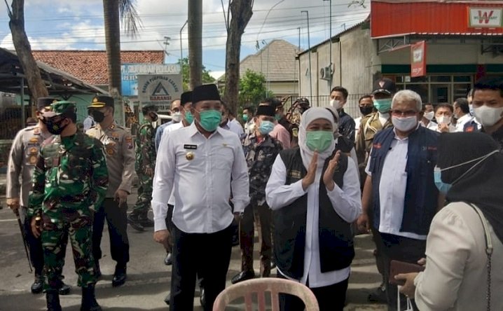 Gubernur Khofifah Pantau Langsung Pelaksanaan Vaksin di Sampang