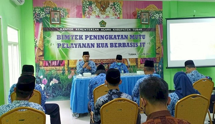 Tatanan Baru Dimasa Pandemi, KUA di Tuban Siap Buka Pelayanan Berbasis IT