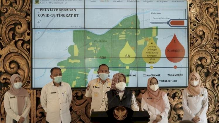 Tingkat Kematian Covid-19 di Kota Mojokerto Lebih Rendah daripada Nasional dan Provinsi