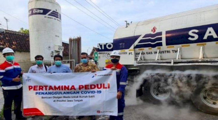PGN dan Stakeholder Oksigen Medis Bantu Jateng, DIY, dan DKI Jakarta