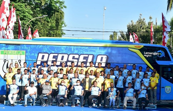 Liga 1, Bupati Lamongan Launching Tim dan Bus Persela, Ini Target Besarnya  