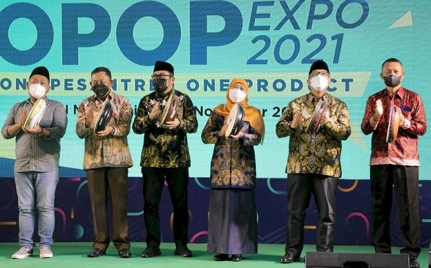 Tutup OPOP Expo 2021 Gresik,  Gubernur Dorong Transformasi Digital OPOP Terus Ditumbuhkembangkan