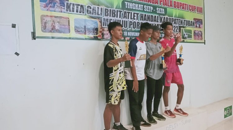 MAN 2 TUBAN RAIH 2 PIALA PADA EVEN KEJUARAAN OLAHRAGA PIALA BUPATI CUP XVI TINGKAT SLTP-SLTA 2021