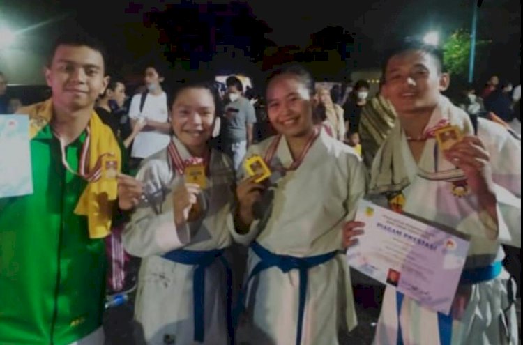 Atlet Karate Binaan Satpam RSUD Jember Sabet 14 Medali