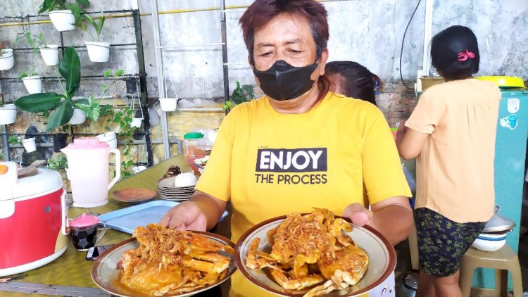 Rajungan Pedas di Jombang Bikin Selera Makan Bertambah