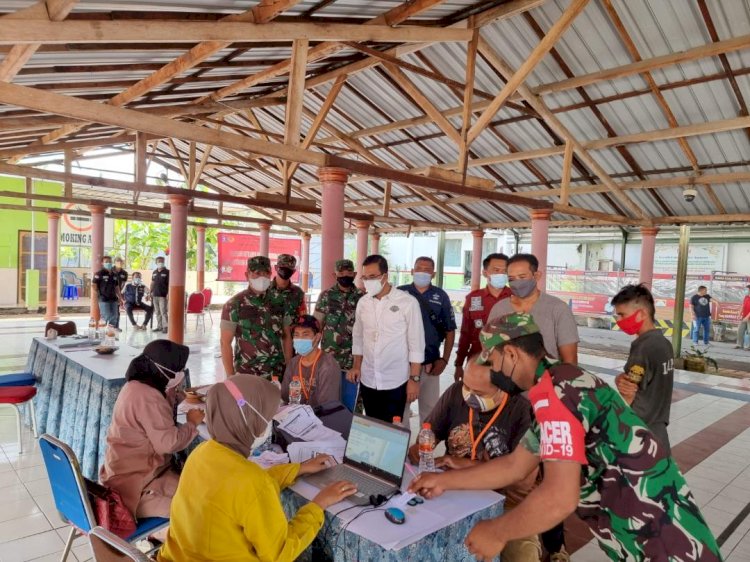 Sinergi dengan TNI, Lapas Surabaya Gelar Vaksinasi Boster