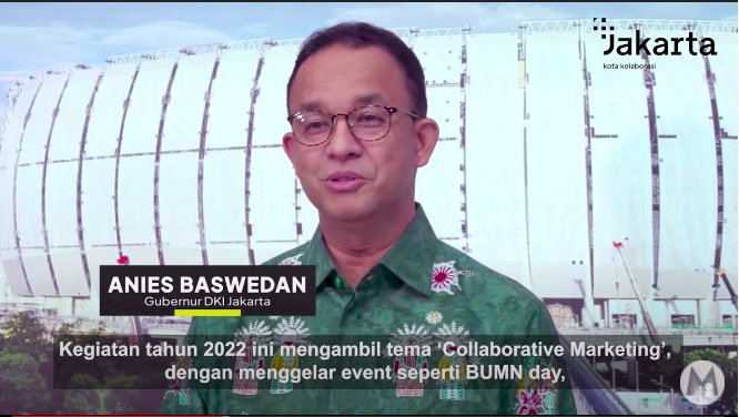 Jakarta Marketing Week 2022 Dibuka Anies Baswedan