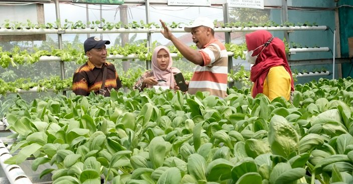 Kebun Kita Serpis Surabaya Binaan PLN, Terima Studi Tiru Pemerintah Kecamatan Martapura Timur