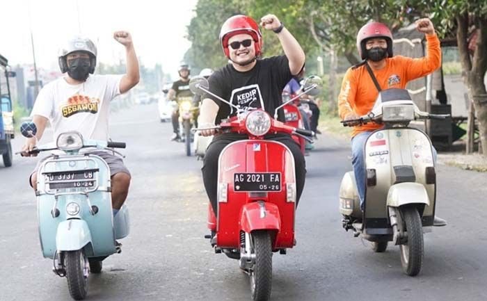 Panjalu Scooter Fest, Ribuan Riders Ramaikan Kediri Bersama Mas Dhito
