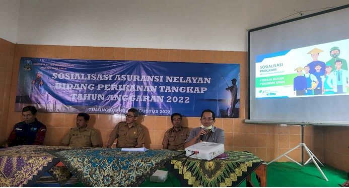 Lindungi Nelayan, DKP Propinsi Jawa Timur dan  BPJAMSOSTEK Tulungagung Jalin Sinergi