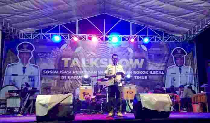 Satpol PP-Damkar Megtan, Terus Bergerak Gempur Rokok Ilegal, Talkshow di Kelurahan Kraton