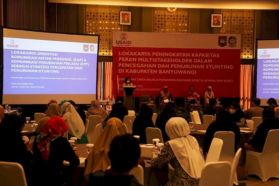 Gandeng USAID-ERAT, Banyuwangi Perkuat Multi Stakeholder Tangani Stunting