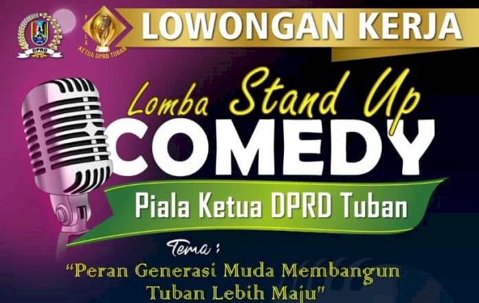 DPRD Tuban Dukung Penuh Lomba Stand Up Comedy