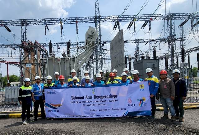 Tingkatkan Keandalan Kelistrikan Jatim, PLN Berhasil Energize SUTT 150 kV Jatigedong-Ngimbang