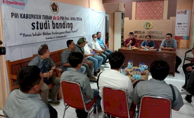 Tingkatkan SDM Anggota, PWI Tuban Studi Banding ke PWI Jawa Tengah