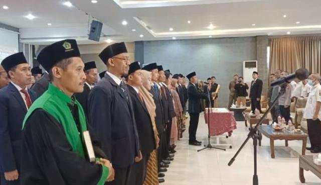 Resmi Dilantuk untuk Pemilu 2024, PPK Tuban Diminta Jaga Netralitas dan Integritas