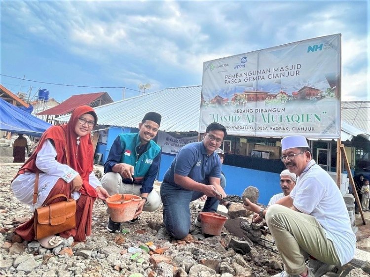FIFGroup dan Asuransi Astra Bangun Masjid Bagi Penyintas Gempa Cianjur