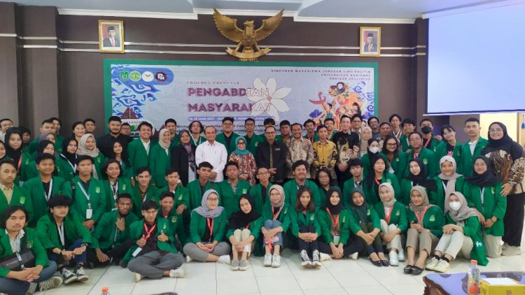 Puluhan Mahasiswa Ilmu Politik Unas Pengmas di Jombang