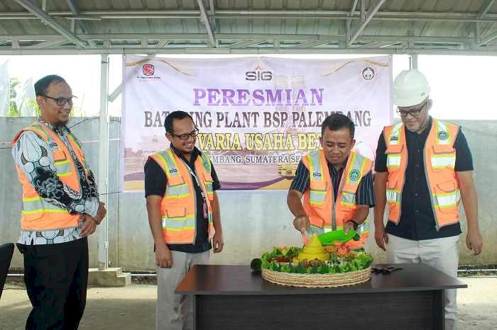 Perluas Layanan di Sumatra Selatan, Varia Usaha Beton Resmikan Ready-Mixed Batching Plant di Palembang