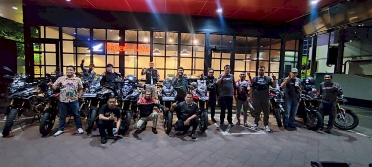 Komunitas Honda CB150X Surabaya dan Sidoarjo Gelar Kopdar