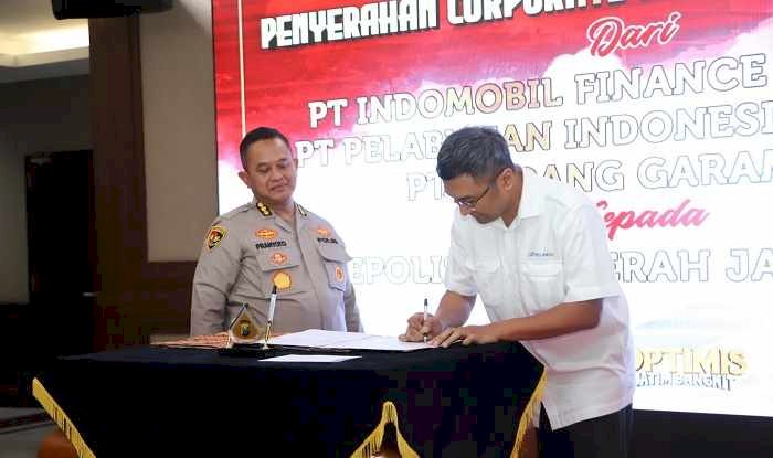 Dukung Layanan Polda Jawa Timur,  Pelindo Regional 3 Hibahkan 55 Perangkat Komputer
