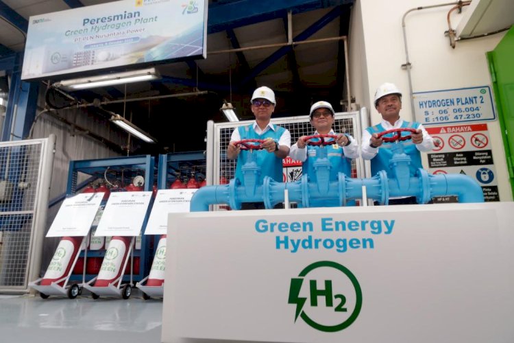 Kementerian ESDM Resmikan Green Hydrogen Plant Milik PLN