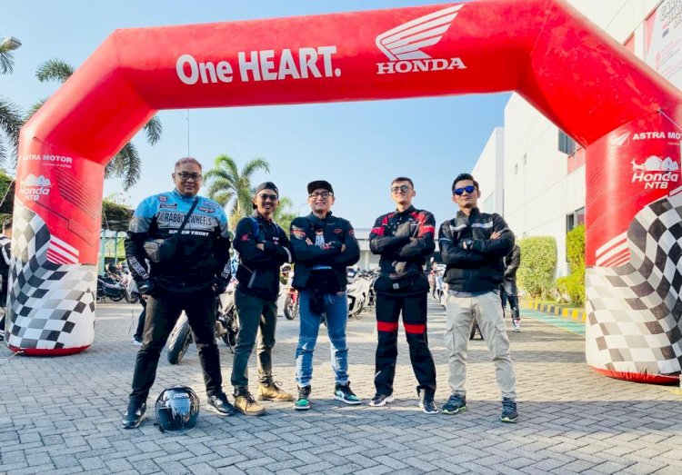Empat Bikers Honda Jatim Nonton MotoGP Mandalika