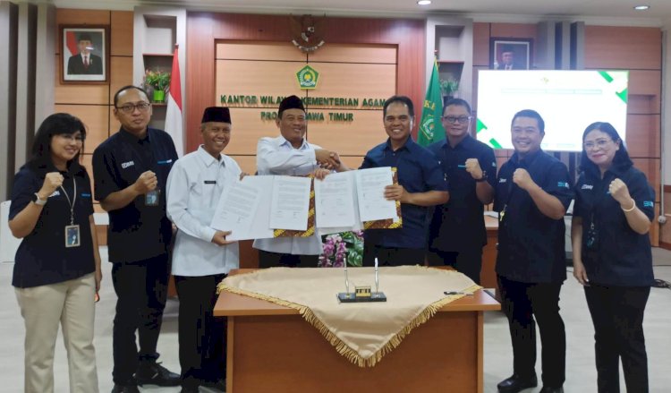 BRI RO Surabaya dan Malang Beri Bantuan Alphard Kanwil Kemenag Jatim
