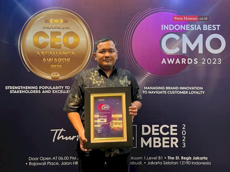 JNE Raih Best Chief Marketing Officer Award 2023