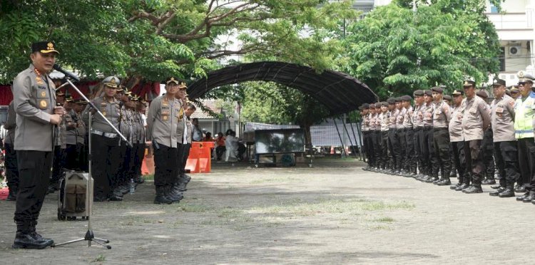 Polrestabes Surabaya Siapkan 852 Personel Amankan Jokowi