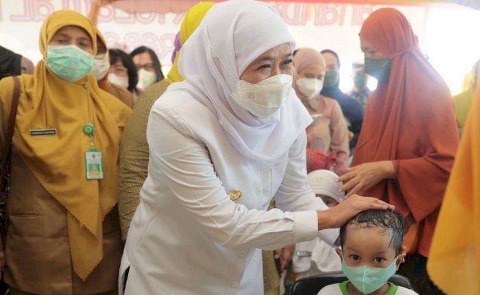Wujudkan Jatim  Bebas Polio, Sub PIN Polio Digelar Serentak, Khofifah Minta  Ajak Anak ke Pos Imunisasi Terdekat
