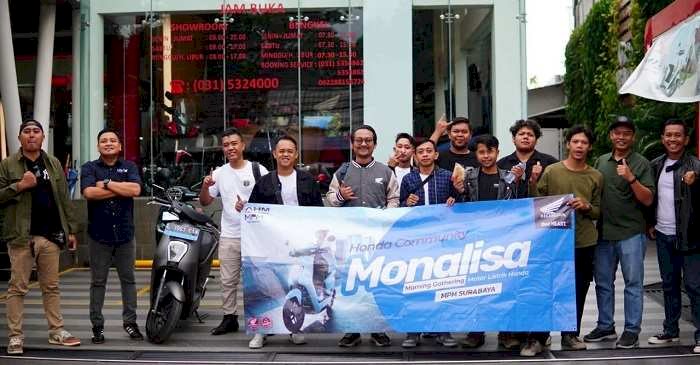 Lewat Gathering Komunitas Honda Surabaya, Kenalkan Teknologi Honda EM1 e: