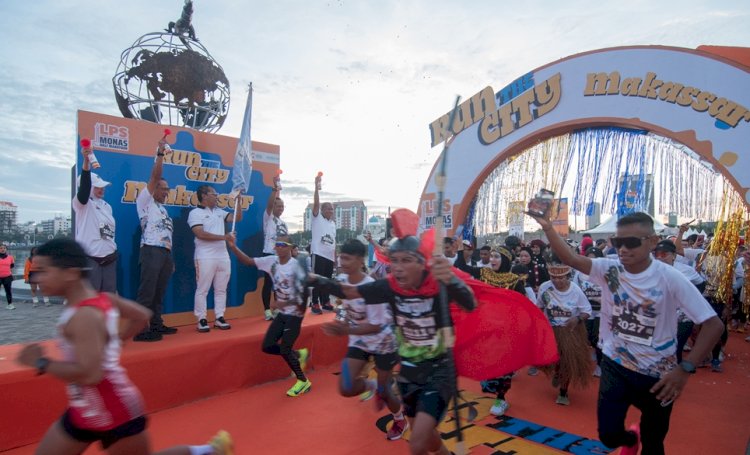 Hadirkan Pengalaman Lari, LPS Gelar Run The City Makassar