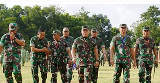 Komandan Satuan TNI AD Kodam V/Brawijaya di Banyuwangi untuk AKS 2024